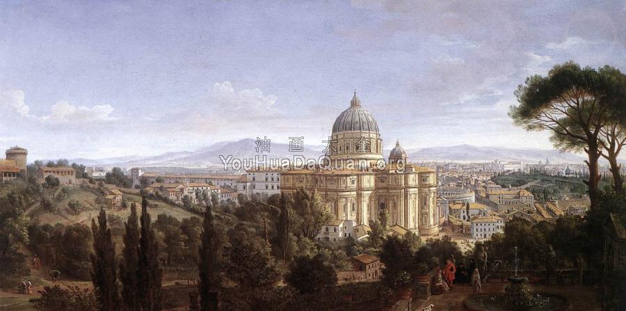 The St Peter's in Rome - 卡斯珀·阿德安斯·凡·维特尔